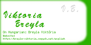 viktoria breyla business card